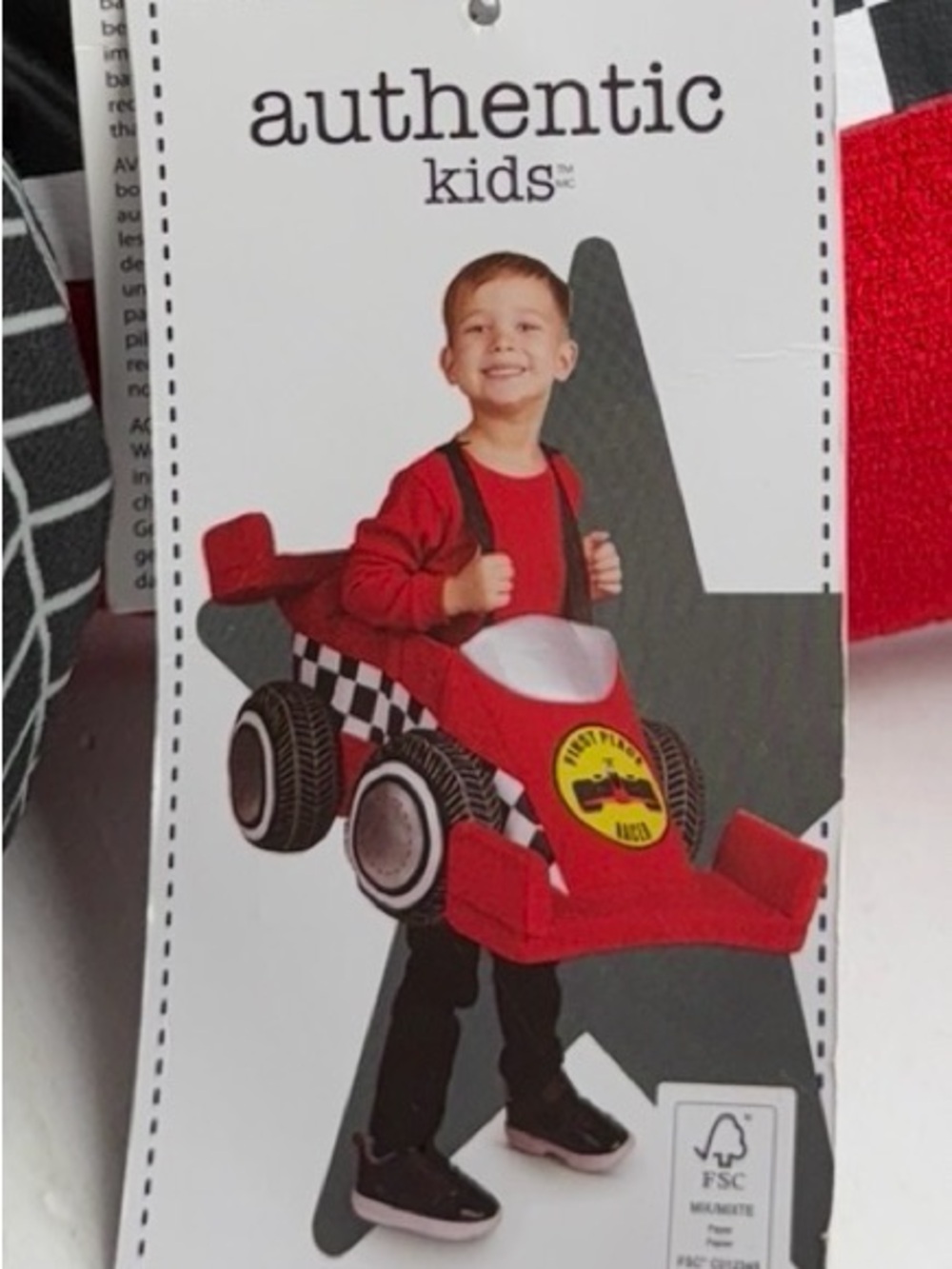 Race Car Kids Costume 3-7 Luxury Racing Driver Halloween Outfit NEW